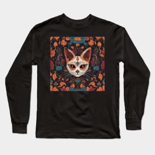 Cat Day of the Dead Long Sleeve T-Shirt